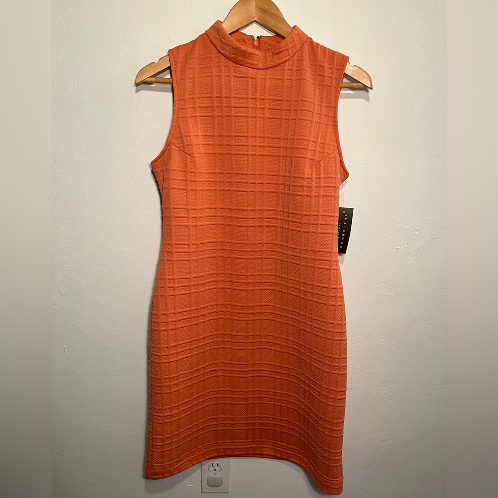Sharagano salmon-colored dress, size 6